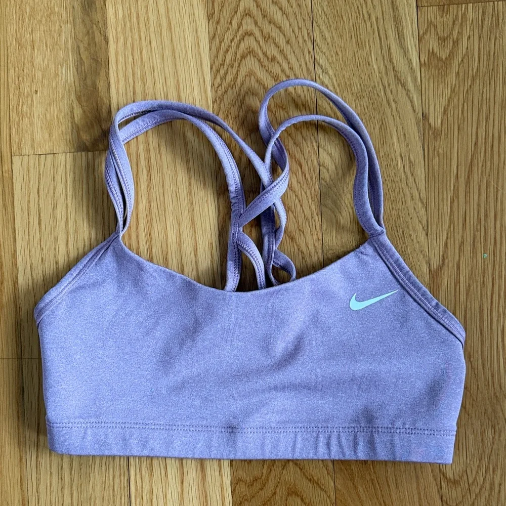 Nike Sports Bra Trio - Burgundy, White and Lavender - Picture 2 of 10